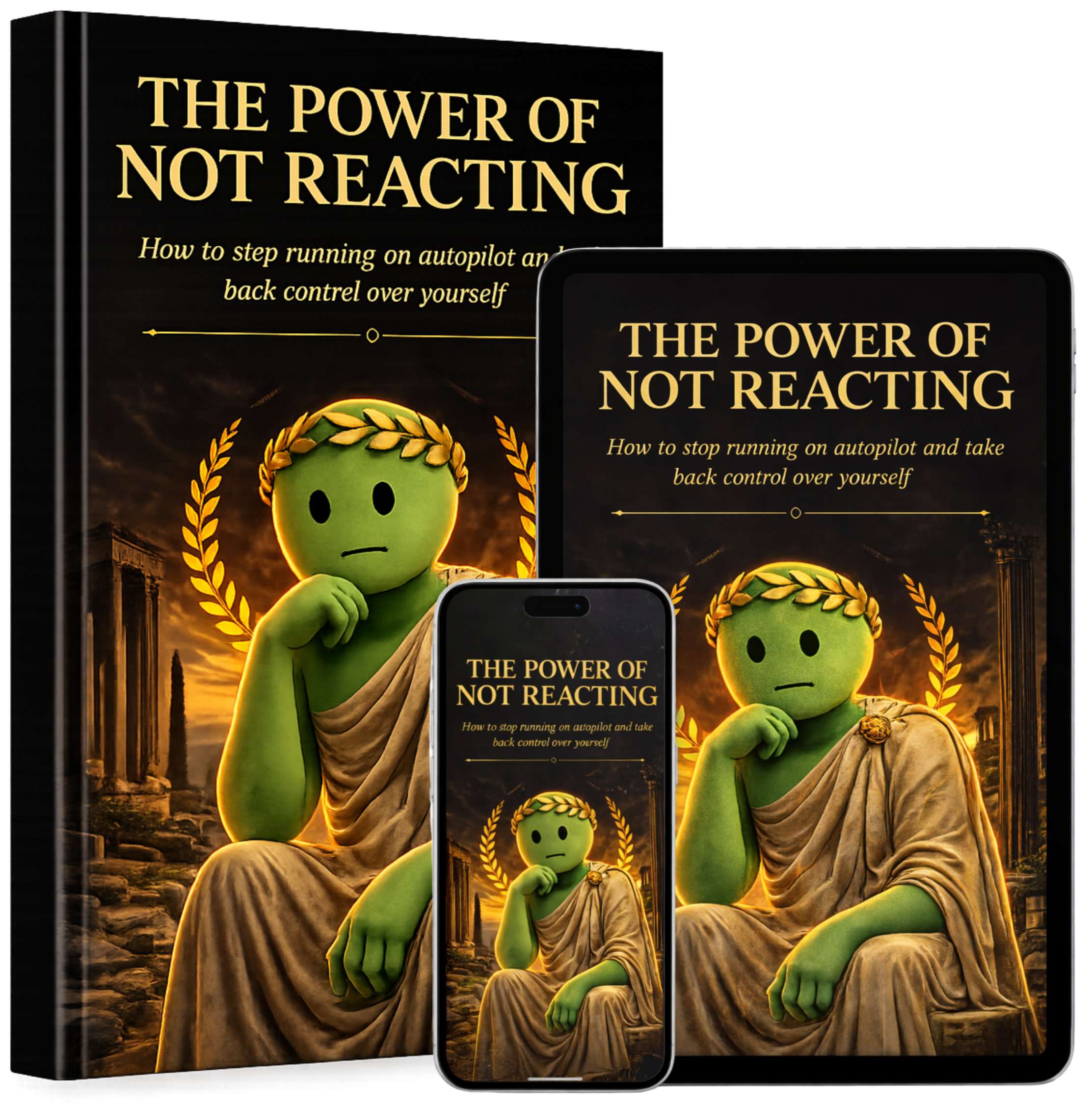 Mockup des Ebooks Stoische Klarheit